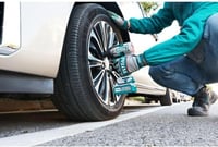 دريل شد كفرات بطارية 20V 850N.m شنطة بلاستيك مع بط...