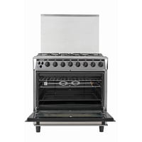 فرن جنرال سوبريم غاز 5 شعلات 55*80 سم، استيل اشعال...