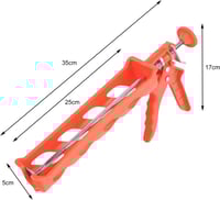 مسدس سليكون بلاستيك برتقالي