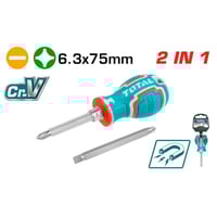 مفك وجهين 75 ملي * 6.3 صغير توتال THT250216 total...