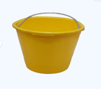 سطل بلاستيك اصفر وطني