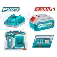 طقم بطارية مع شاحن 20V 4.0Ah x1 TFBCPK1214 توتال