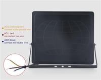 كشاف لد شوارع خارجي مربع احجام والوان متعددة