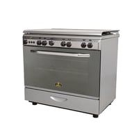 موقد طبخ كريازي غاز مقاس 90*60 سم 5 شعلات شواية ام...