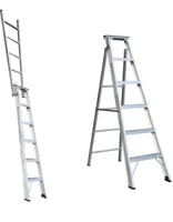 سلم المنيوم صناعة وطنية متوفر بمقاسات مختلفة