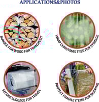 رول تغليف نايلون استرتش متعدد الاستخدامات