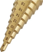 هولسو هرمي طقم ريشة دريل هرمي ريشة مدرجة مستقيم 3...