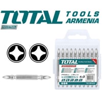 ريشة دريل وجهين مربع 6.5 سم* 2 كروم مصلب توتال TAC...