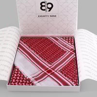 شماغ أحمر ولادي - EIGHTY NINE