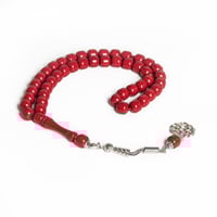 سبحة بكلايت طربزون فضي