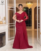 فستان "أميرة الليل" (احمر)