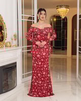 فستان همسة الزهور