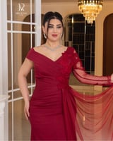 فستان "أميرة الليل" (احمر)