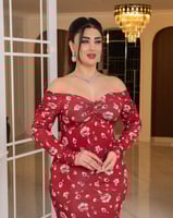 فستان همسة الزهور