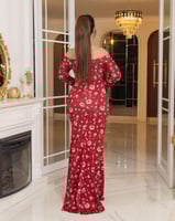 فستان همسة الزهور