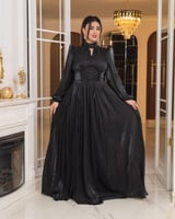 فستان الأناقة الملكية (اسود)