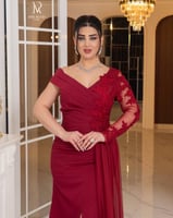 فستان "أميرة الليل" (احمر)