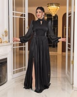 فستان الأناقة الملكية (اسود)