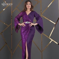 فستان "سحر الأمسية" (بنفسجي)