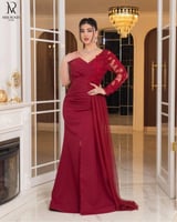 فستان "أميرة الليل" (احمر)