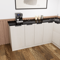 ركن قهوة بتصميم زاوية عصري أنيق,