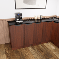 ركن قهوة بتصميم زاوية عصري أنيق,