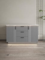 بكج ركن القهوة مقاس لون رمادي مقاس 140 باضاءة مخفي...