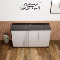 ركن القهوة بالاضاءة المخفية الانيقة تكيسات الطولية