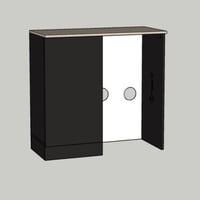 تفصيل على مقاس 100*90*60 سم + تخصيص مكان الثلاجة 4...