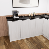 ركن قهوة بتصميم زاوية عصري أنيق,