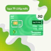 بيانات 75 جيجا + 75 جيجا سوشال لمدة 60 يوم