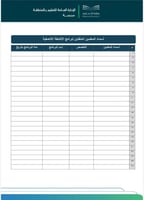 خطة وتقارير برنامج ( الذوق العام )