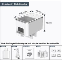 جهاز تغذية الأسماك الذكي WiFi