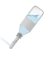 رأس شطاف محمول للسفر – يركب على قارورة ماء