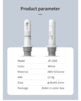 رأس شطاف محمول للسفر – يركب على قارورة ماء
