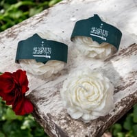 شمعة وردة الفاوانيا بثيم يوم الوطني