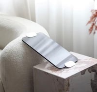 صينية تقديم / ديكور رمادية اللون