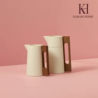 ترمس ستانليس ستيل ابيض حجم صغير - 1.0 لتر