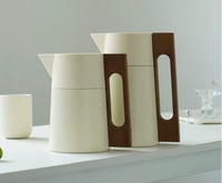 ترمس ستانليس ستيل ابيض حجم صغير - 1.0 لتر