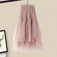 Pink skirt one-piece