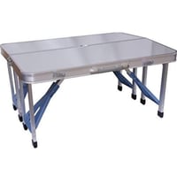 طاولة رحلات قابلة للطي مع 4 مقاعد محمولة