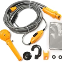 دش كهربائي محمول مناسب للتخييم