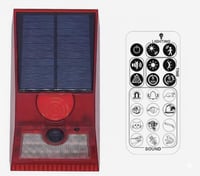 جهاز انذار متعدد الاصوات مع انارة بالطاقة الشمسية