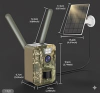 كاميرات مراقبة حيوانات وصيد المربوطة بالجوال