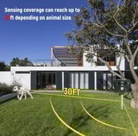 جهاز انذار طارد للحيوانات بالموجات فوق صوتبة