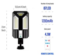 كشافات الطاقة الشمسية 88led