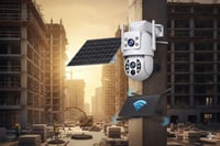 كاميرات طاقة شمسية واي فاي بعدستين