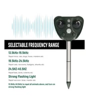 جهاز انذار طارد للحيوانات بالموجات فوق صوتبة