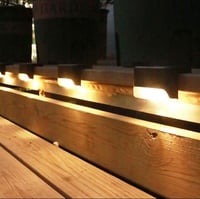 إضاءات ممرات حدائق بالطاقة الشمسية - 3 قطع