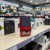 جهاز انذار متعدد الاصوات مع انارة بالطاقة الشمسية